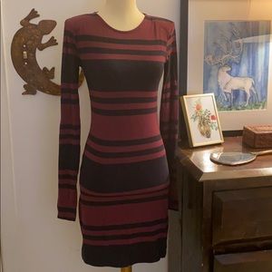 French Connection Striped Bodycon Dress